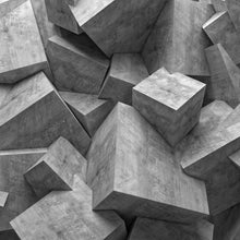 Lade das Bild in den Galerie-Viewer, Spannrahmenbild Würfel Wand Quadrat