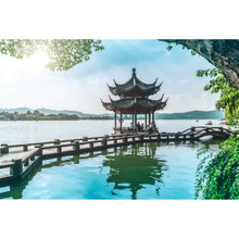 Lade das Bild in den Galerie-Viewer, Leinwandbild Landschaft West Lake Querformat