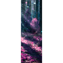 Lade das Bild in den Galerie-Viewer, Poster Zauberwald Violett Panorama Hoch