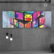 Lade das Bild in den Galerie-Viewer, Poster Zauberwürfel Pop Art No.1 Panorama