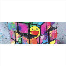 Lade das Bild in den Galerie-Viewer, Poster Zauberwürfel Pop Art No.1 Panorama