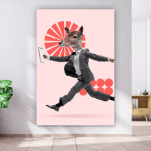 Lade das Bild in den Galerie-Viewer, Leinwandbild Zeit zu Arbeiten Hochformat
