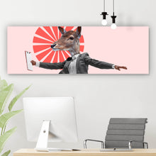 Lade das Bild in den Galerie-Viewer, Leinwandbild Zeit zu Arbeiten Panorama