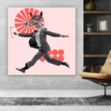 Lade das Bild in den Galerie-Viewer, Acrylglasbild Zeit zu Arbeiten Quadrat
