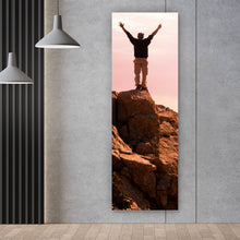 Lade das Bild in den Galerie-Viewer, Poster Ziel erreicht Panorama Hoch