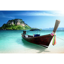 Lade das Bild in den Galerie-Viewer, Leinwandbild Thailändisches Meer Querformat