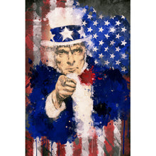 Lade das Bild in den Galerie-Viewer, Leinwandbild We Want You Hochformat