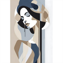 Lade das Bild in den Galerie-Viewer, Acrylglasbild Abstrakte elegante Frau Modern Hochformat
