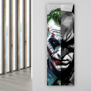 Acrylglasbild Bat Joke Comicfiguren Abstrakt Panorama Hoch