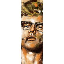 Lade das Bild in den Galerie-Viewer, Acrylglasbild Abstraktes Portrait James Dean Panorama Hoch
