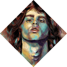 Lade das Bild in den Galerie-Viewer, Poster Abstraktes Portrait Jim Morrison Raute
