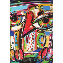 Lade das Bild in den Galerie-Viewer, Aluminiumbild Abstraktes Tiermotiv Hochformat
