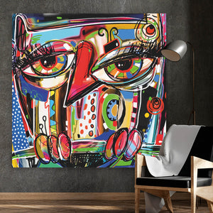 Acrylglasbild Abstraktes Tiermotiv Quadrat