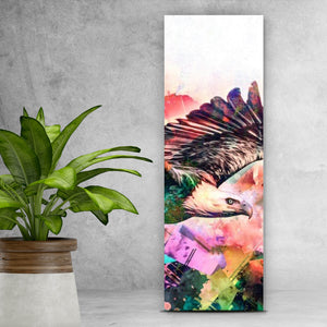 Leinwandbild Adler Modern Art Panorama Hoch