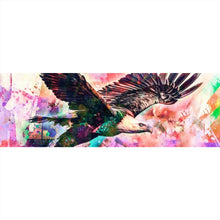 Lade das Bild in den Galerie-Viewer, Leinwandbild Adler Modern Art Panorama
