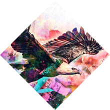 Lade das Bild in den Galerie-Viewer, Leinwandbild Adler Modern Art Raute
