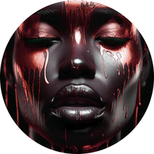 Lade das Bild in den Galerie-Viewer, Aluminiumbild African Red Woman Kreis
