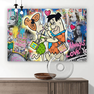 Leinwandbild Always Love you Querformat