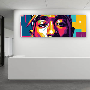 Spannrahmenbild Amerikanischer Rapper Panorama