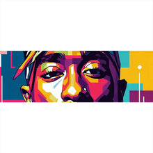 Lade das Bild in den Galerie-Viewer, Spannrahmenbild Amerikanischer Rapper Panorama
