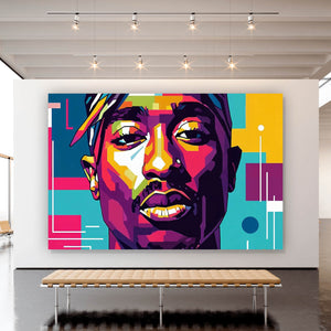 Poster Amerikanischer Rapper Querformat