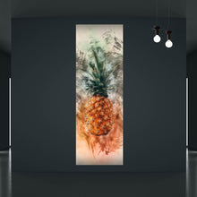 Lade das Bild in den Galerie-Viewer, Aluminiumbild Ananas Abstrakt Panorama Hoch

