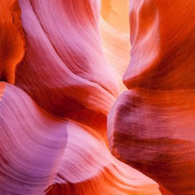 Lade das Bild in den Galerie-Viewer, Aluminiumbild gebürstet Antelope Canyon Quadrat
