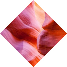 Lade das Bild in den Galerie-Viewer, Aluminiumbild gebürstet Antelope Canyon Raute
