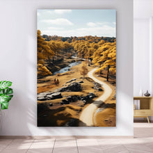 Lade das Bild in den Galerie-Viewer, Acrylglasbild Atemberaubende Landschaft mit malerischen Bäumen Hochformat
