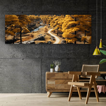 Lade das Bild in den Galerie-Viewer, Poster Atemberaubende Landschaft mit malerischen Bäumen Panorama
