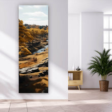 Lade das Bild in den Galerie-Viewer, Leinwandbild Atemberaubende Landschaft mit malerischen Bäumen Panorama Hoch

