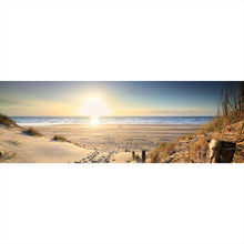 Lade das Bild in den Galerie-Viewer, Leinwandbild Atemberaubende Strandlandschaft Panorama

