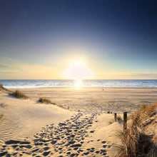 Lade das Bild in den Galerie-Viewer, Spannrahmenbild Atemberaubende Strandlandschaft Quadrat
