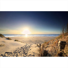 Lade das Bild in den Galerie-Viewer, Aluminiumbild Atemberaubende Strandlandschaft Querformat

