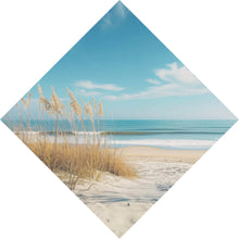 Lade das Bild in den Galerie-Viewer, Spannrahmenbild Atemberaubender Strand mit sanften Wellen Raute
