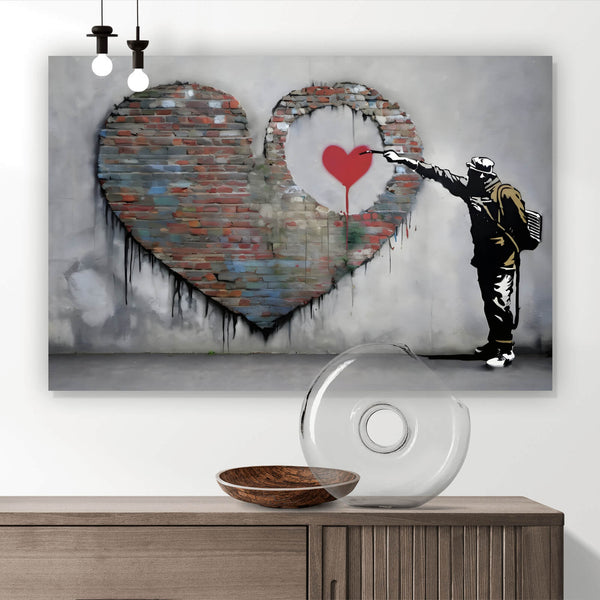 Bunter Schmetterling Mädchen Leinwand,Banksy Leinwand Wandkunst, Jungen