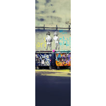 Lade das Bild in den Galerie-Viewer, Acrylglasbild Banksy - Life is short Panorama Hoch
