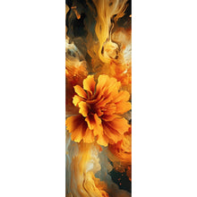 Lade das Bild in den Galerie-Viewer, Spannrahmenbild Beeindruckende abstrakte Blume Fluid Art Panorama Hoch
