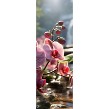 Lade das Bild in den Galerie-Viewer, Leinwandbild Beeindruckende Orchideen im Naturparadies Panorama Hoch
