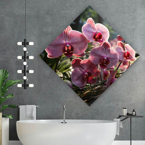 Leinwandbild Beeindruckende Orchideen im Naturparadies Raute