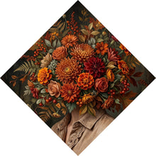 Lade das Bild in den Galerie-Viewer, Acrylglasbild Beeindruckendes Blumenarrangement Porträt Raute
