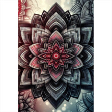 Lade das Bild in den Galerie-Viewer, Leinwandbild Beeindruckendes Mandala Muster Hochformat
