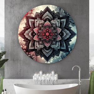 Aluminiumbild Beeindruckendes Mandala Muster Kreis