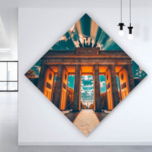 Lade das Bild in den Galerie-Viewer, Poster Beeindruckendes Wahrzeichen im Sonnenlicht Raute
