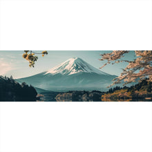 Lade das Bild in den Galerie-Viewer, Aluminiumbild Berglandschaft mit ruhigem See Panorama
