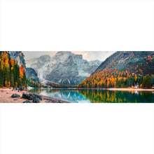 Lade das Bild in den Galerie-Viewer, Acrylglasbild Berglandschaft mit Spiegelung im See Panorama
