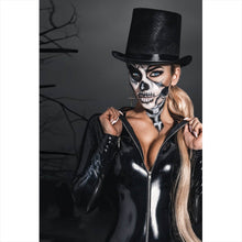 Lade das Bild in den Galerie-Viewer, Leinwandbild Blonde La Catrina Hochformat
