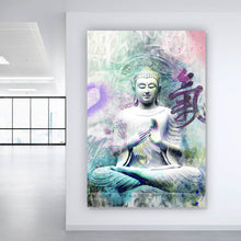 Lade das Bild in den Galerie-Viewer, Poster Buddhafigur im Pop Art Stil Hochformat
