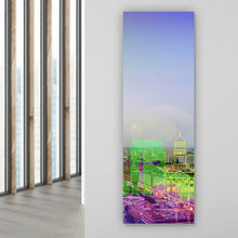 Lade das Bild in den Galerie-Viewer, Leinwandbild Bunte Berlin Skyline Geometrisch Panorama Hoch
