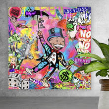 Lade das Bild in den Galerie-Viewer, Poster Bunte Monopoly Collage Pop Art Quadrat
